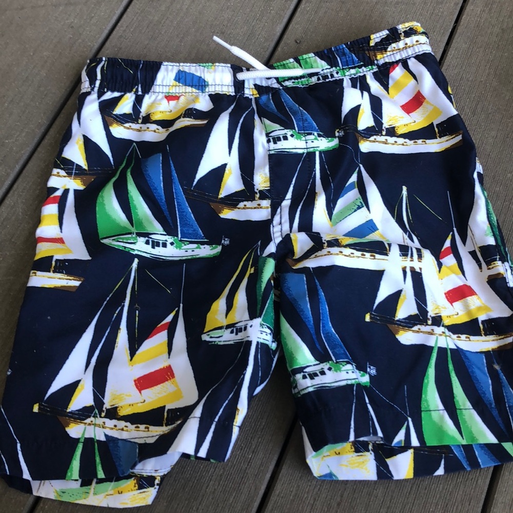 Lands Ends Boys Swim trunks size 7